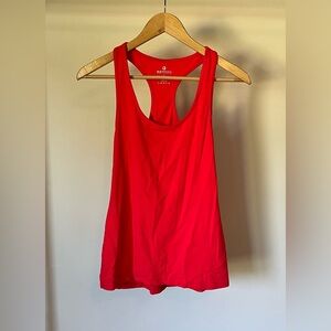 90 Degree Red Racerback Workout Top